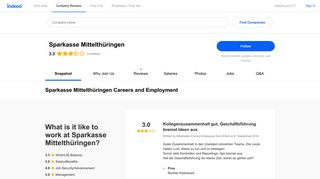 Sparkasse Mittelthüringen Careers and Employment | Indeed.com