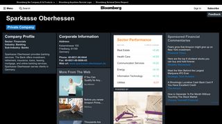 Sparkasse Oberhessen: Company Profile - Bloomberg