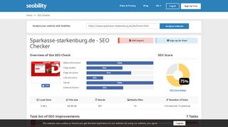 sparkasse-starkenburg.de | Website SEO Review | Seobility.net