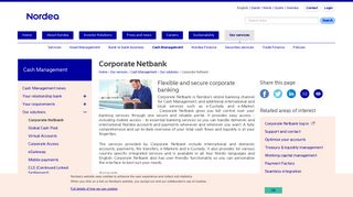 Corporate Netbank | nordea.com