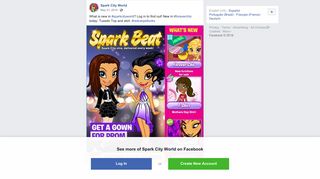 What is new in #sparkcityworld? Log in... - Spark City World | Facebook