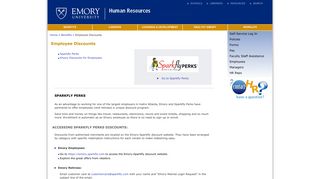 Sparkfly Perks - Emory HR - Emory University