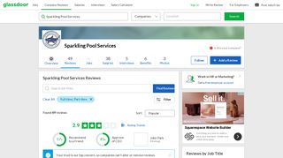 Sparkling Pool Services Reviews | Glassdoor