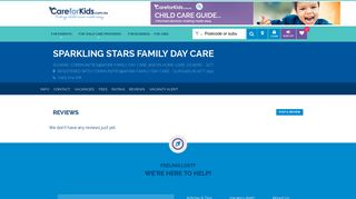 Sparkling Stars Family Day Care - Child Care Reviews - CareforKids ...