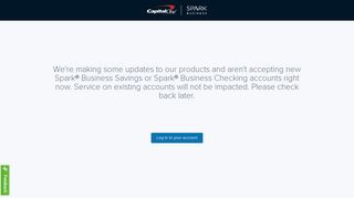Spark Business - Login - Access your account - Capital One