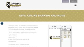 Apps, Online Banking, and More - Spartan Federal Credit Union