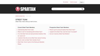 Street Team – SPARTAN RACE FAQ
