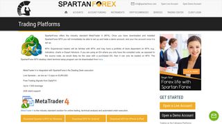 SpartanForex :: Trading Platforms