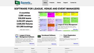 Spawtz League and Venue Management Software