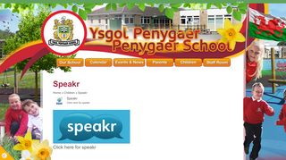 Speakr | Penygaer Primary School