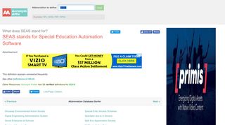 SEAS - Special Education Automation Software | AcronymAttic