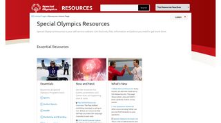 Special Olympics: Home Page