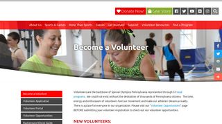 Volunteer - Special Olympics Pennsylvania