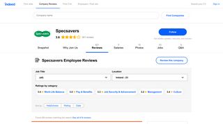 Working at Specsavers: Employee Reviews | Indeed.com