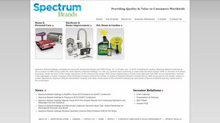 Spectrum Brands | Providing Quality and Value to Consumers ...