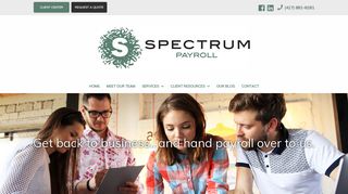 Welcome to Spectrum Payroll | Payroll & HR Services | Springfield, MO