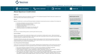 Spectrum Credit Union: More - Chevron Federal Credit Union