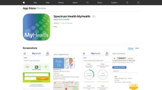 Spectrum Health MyHealth on the App Store - iTunes - Apple