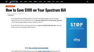 How to Save $100 on Your Spectrum Bill - Gotta Be Mobile