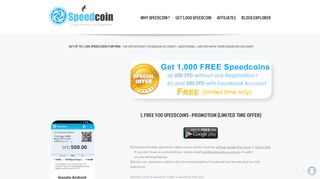 Get Free Speedcoins SPD | Lite version of Bitcoin