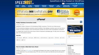 cPanel | Web Hosting India Blog - SpeedHost™