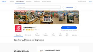 Speedway LLC Careers and Employment | Indeed.com