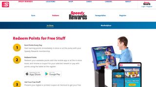 Redeem Points: Speedy Rewards - Speedway