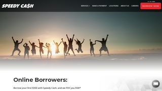 Online Borrowers: - Speedy Cash