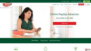 Payday Advances Online up to $1,500 – Apply Now at Speedy Cash