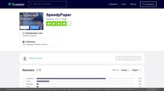 SpeedyPaper Reviews | Read Customer Service Reviews of ...