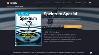 Spektrum Spezial Subscription Best Offer With Readly