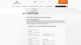 My Spektrum - Spektrum - The Leader in Spread Spectrum ...