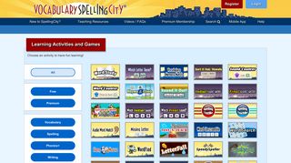 Games - Spelling City