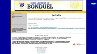 Bonduel School District - Spelling City - Denise Rudersdorf