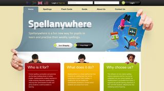 Spellanywhere: Spelling Tests for School Websites