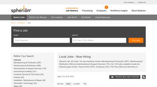 Jobs - Now Hiring Near You | Spherion