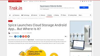 Spice Launches Cloud Storage Android App... But Where is it?