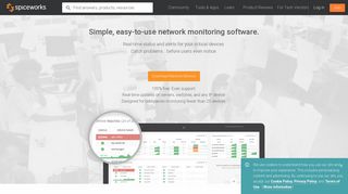 Free Network Monitoring Software from Spiceworks