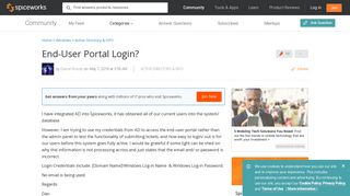 [SOLVED] End-User Portal Login? - Active Directory & GPO ...
