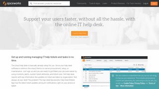Online Help Desk Software: Free from Spiceworks