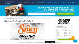 Spicy Auction Templates 3.0 Update! - Andrew Minalto