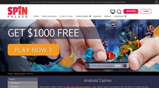Spin Palace Casino NOW available from your Android device…