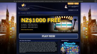 Spin Palace Casino | New Zealand Players Get NZ$ 1000 Free!
