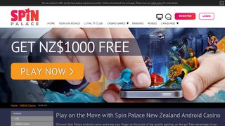 Play at Spin Palace Android Mobile Casino and Win Big On the Go