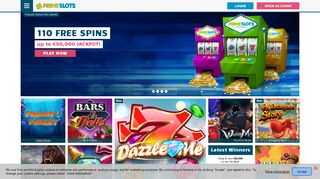 PrimeSlots: Online Slots & Casino Games - 110 Bonus Spins