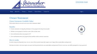 Owner Statement - Spinnaker Property Management