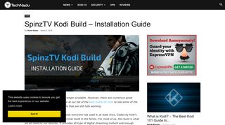 SpinzTV Kodi Build - Installation Guide - TechNadu