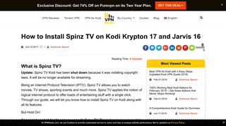 How to Install Spinz TV on Kodi Krypton 17 and Jarvis 16