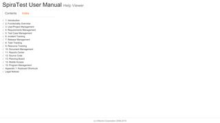 3.1. Login Screen - SpiraTest User Manual - Help Viewer
