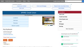 SPIRE Credit Union - Credit Unions Online